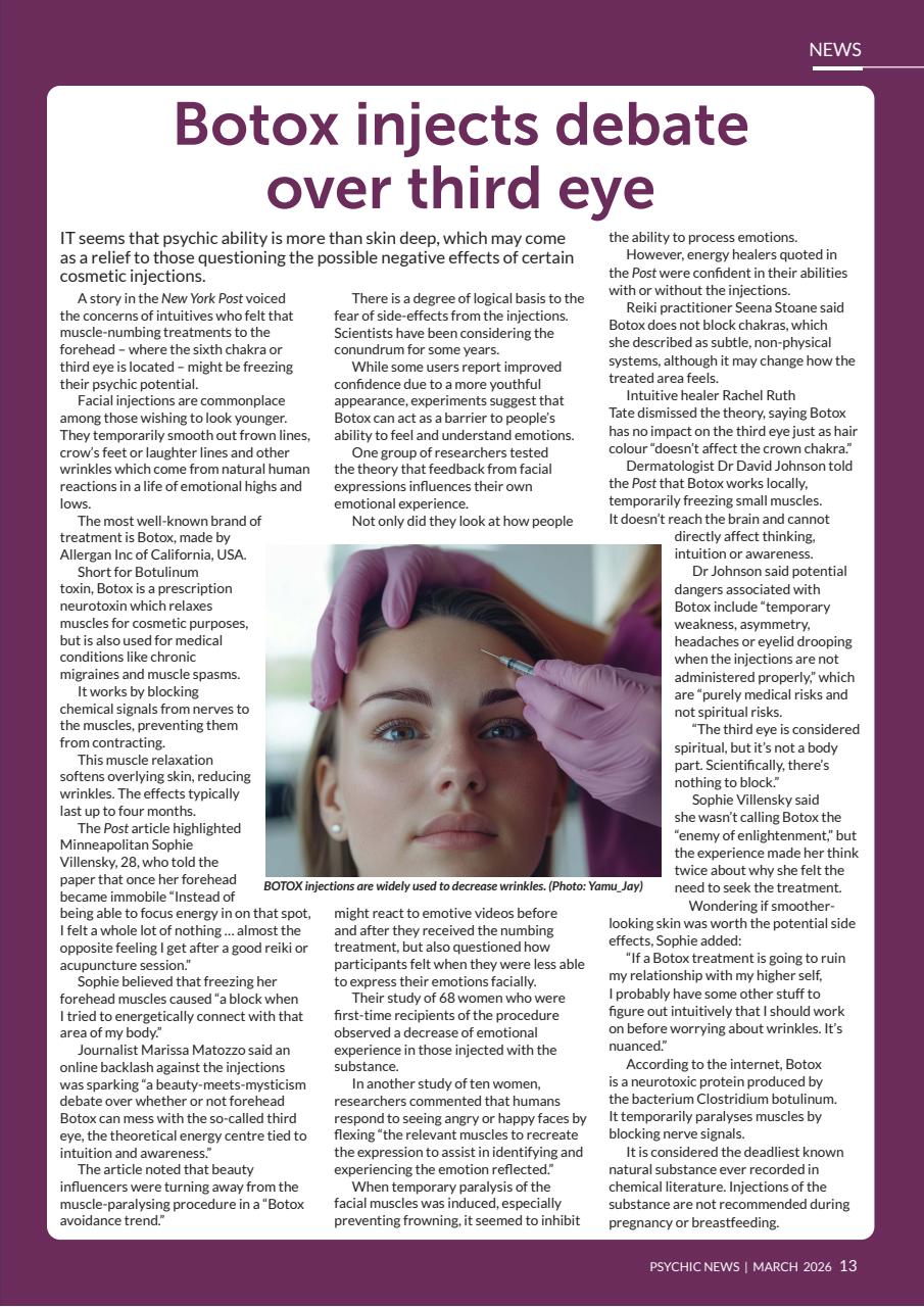 Psychic News Preview Pages