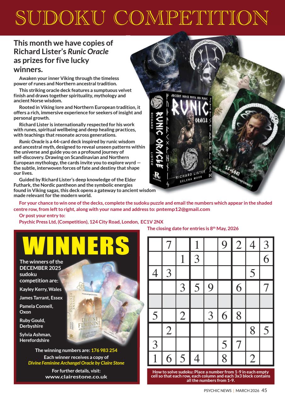 Psychic News Preview Pages