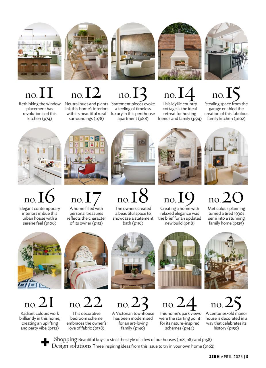 25 Beautiful Homes Preview Pages