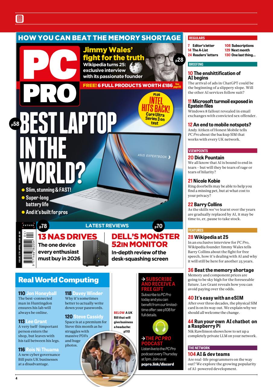 PC Pro Preview Pages