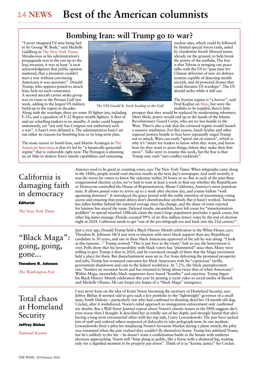 The Week Preview Pages