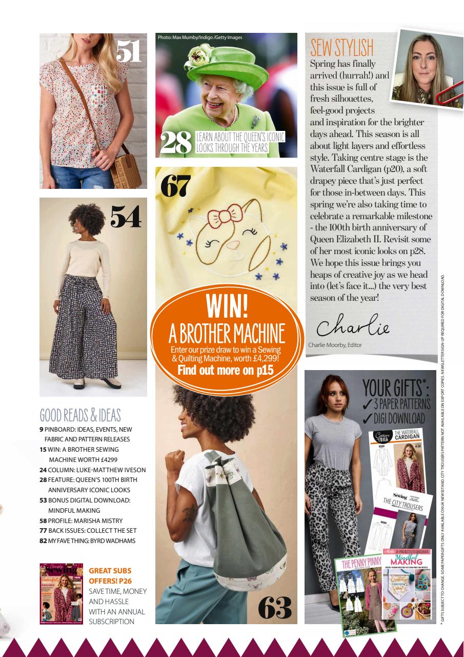 Simply Sewing Preview Pages