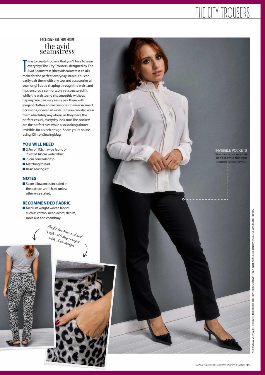 Simply Sewing Preview Pages