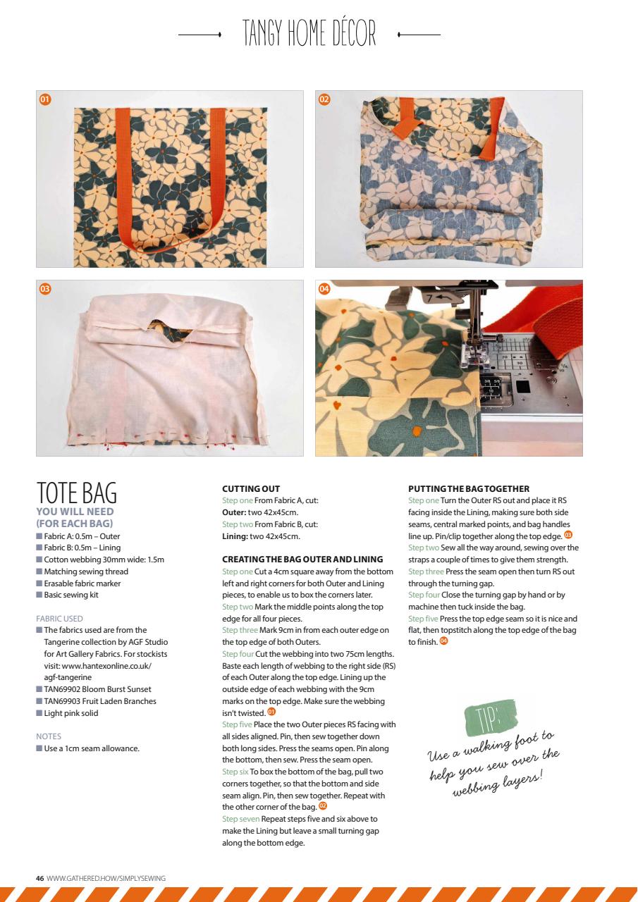 Simply Sewing Preview Pages