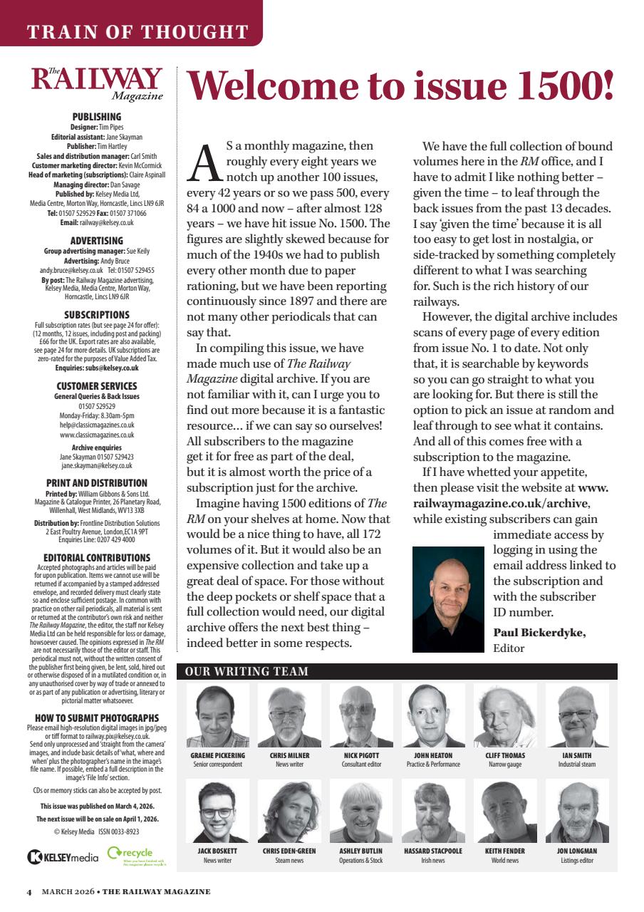 Railway Magazine Preview Pages