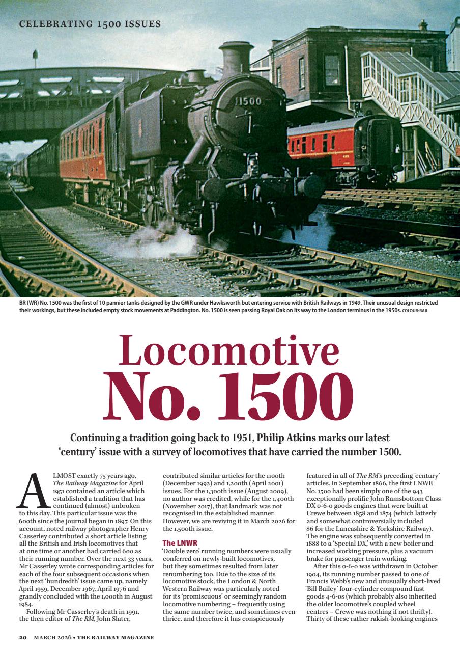 Railway Magazine Preview Pages