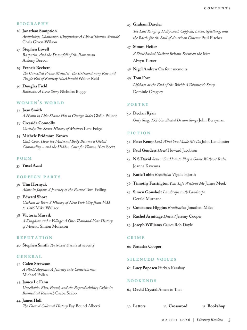 Literary Review Preview Pages