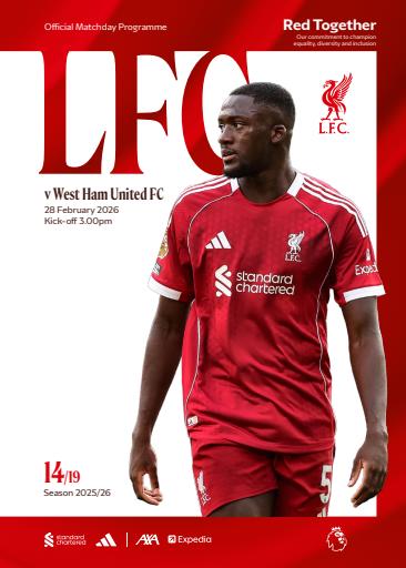 Liverpool FC Programmes issue 