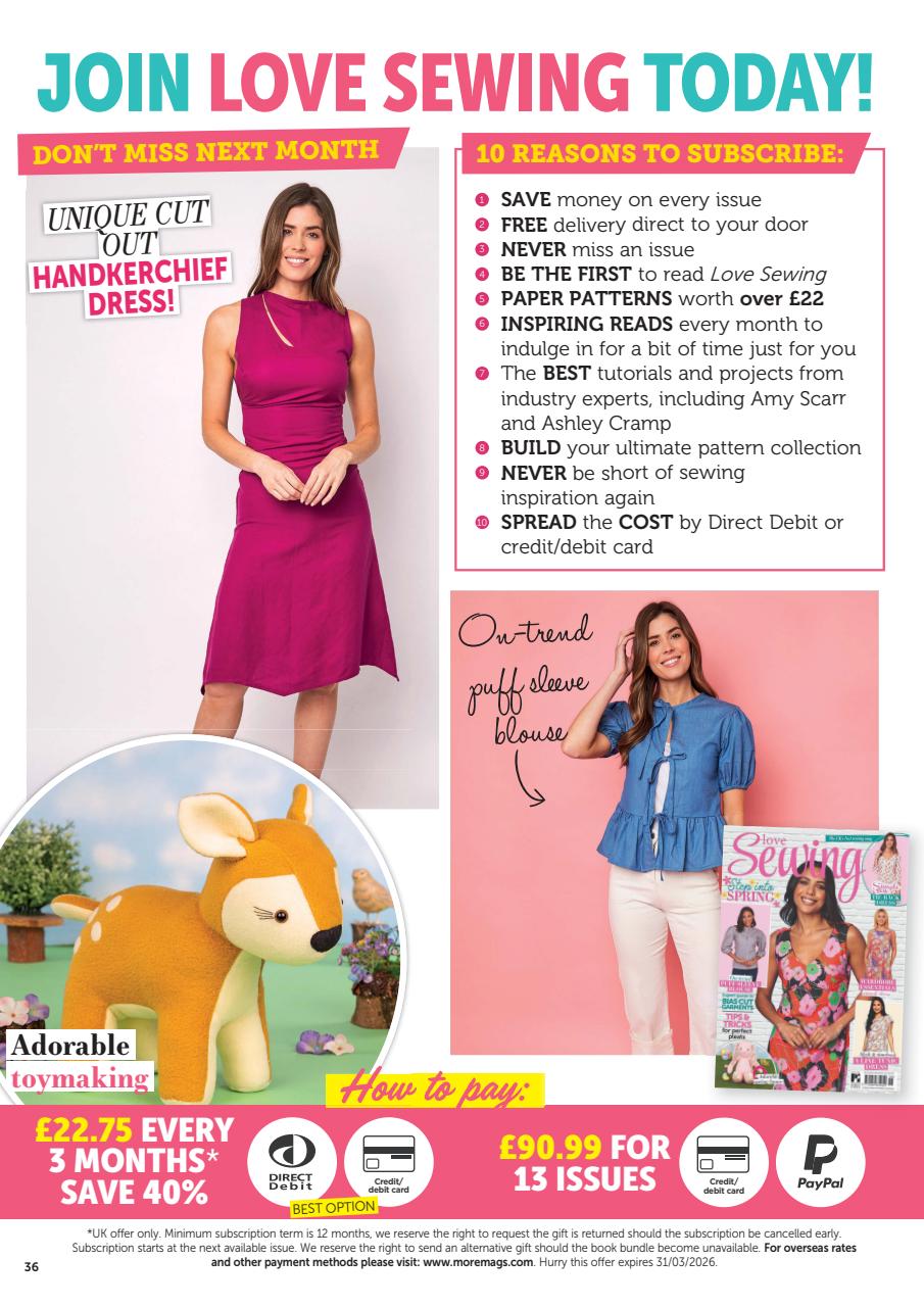 Love Sewing Preview Pages