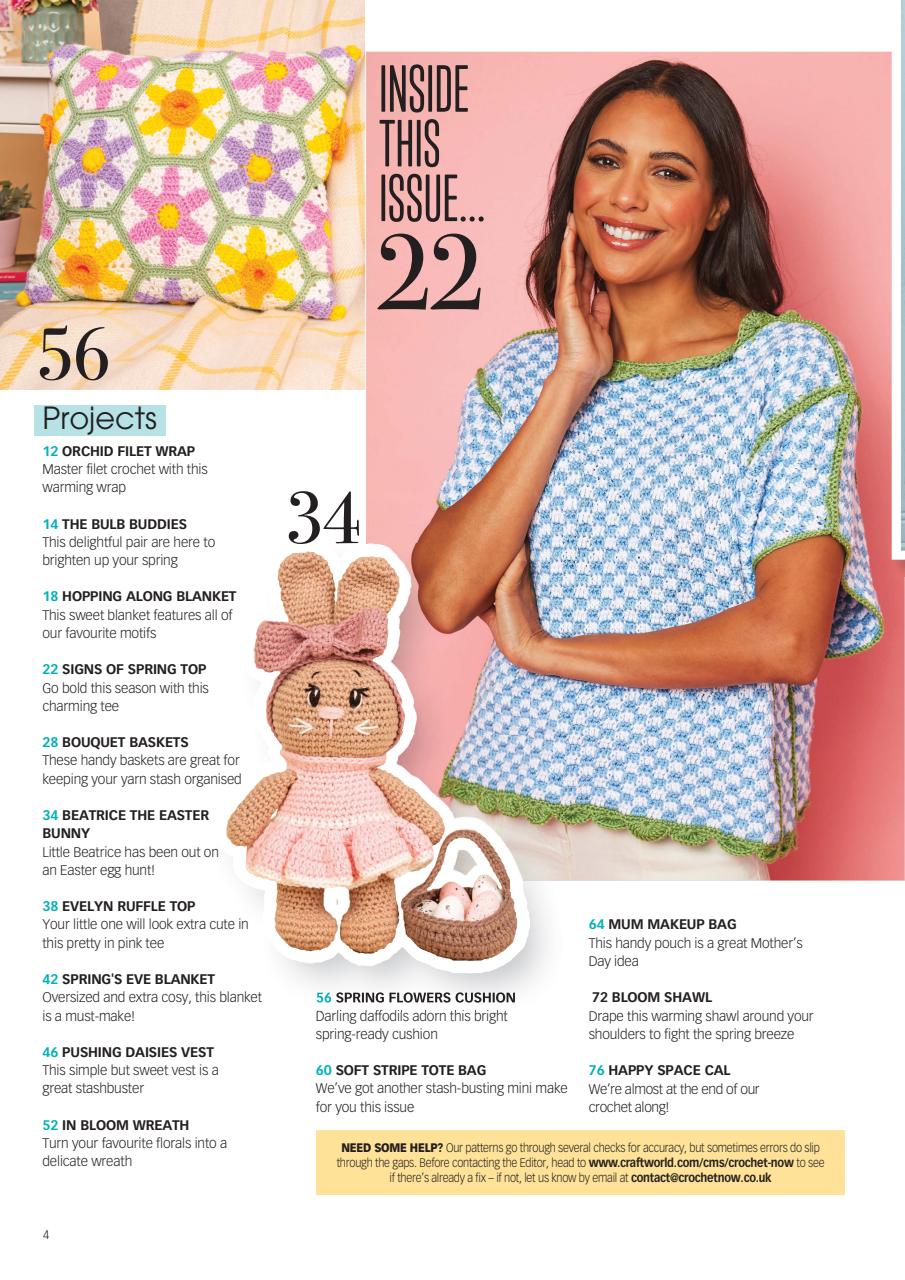Crochet Now Magazine Preview Pages
