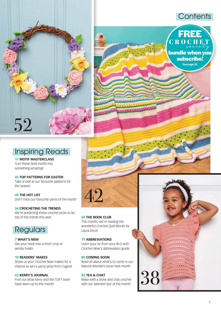 Crochet Now Magazine Preview Pages