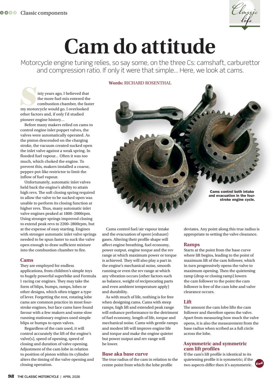 The Classic MotorCycle Preview Pages