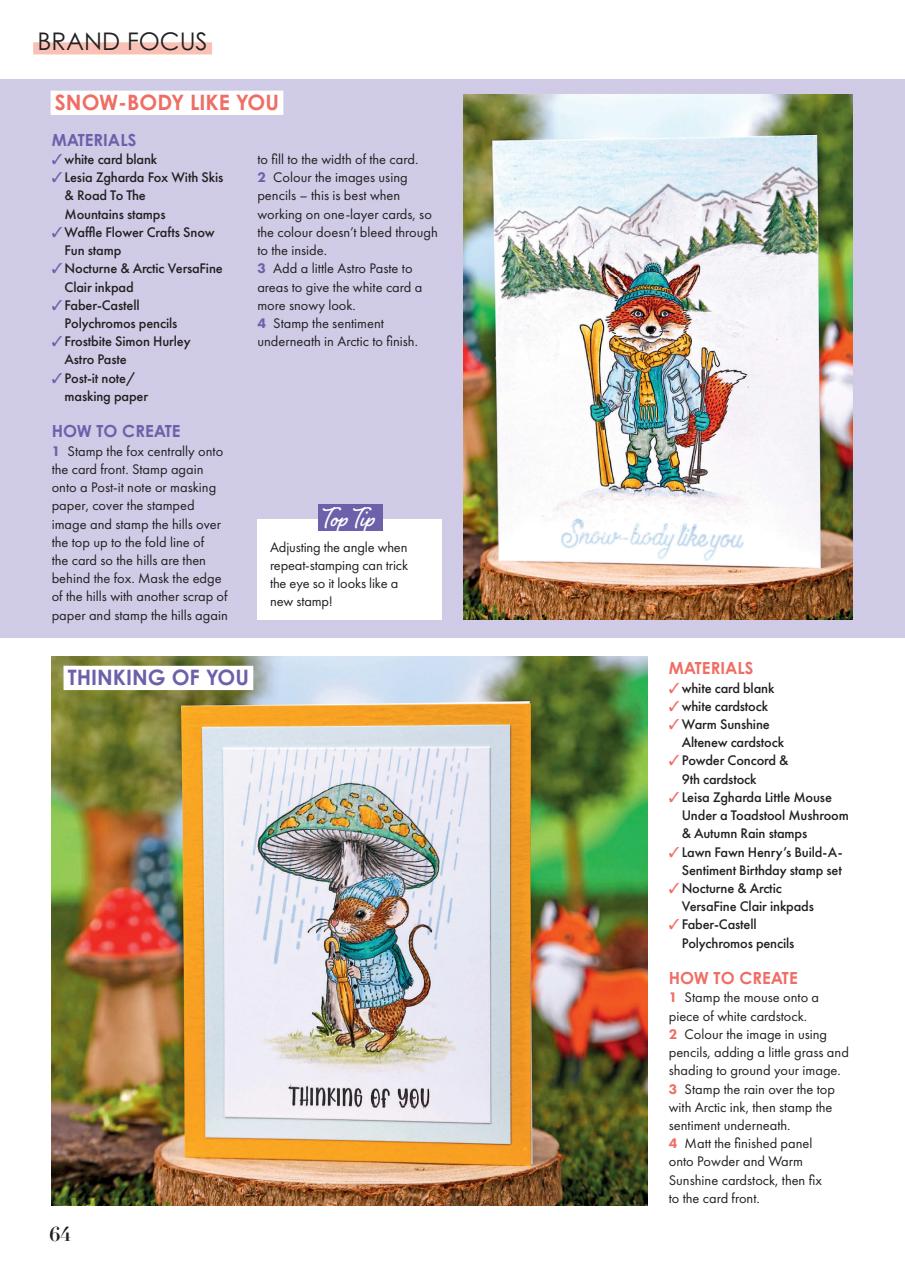 Creative Stamping Preview Pages