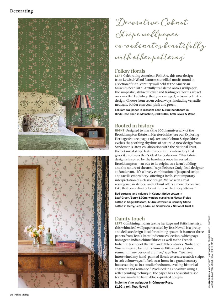 Period Living Magazine Preview Pages