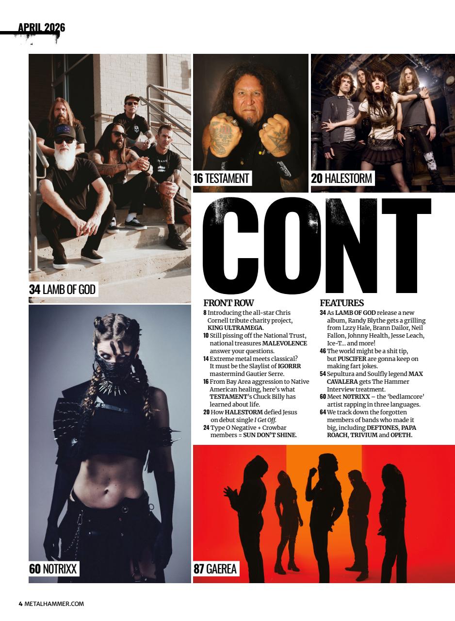 Metal Hammer Preview Pages