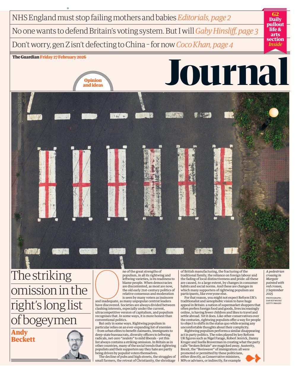 The Guardian Newspaper Preview Pages