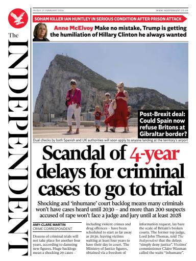 The Independent Daily Edition Newspaper issue 