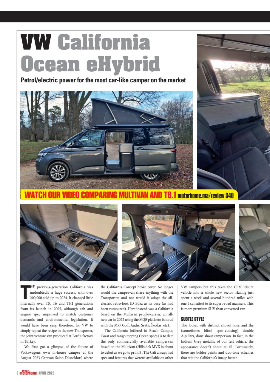 What Motorhome magazine Preview Pages
