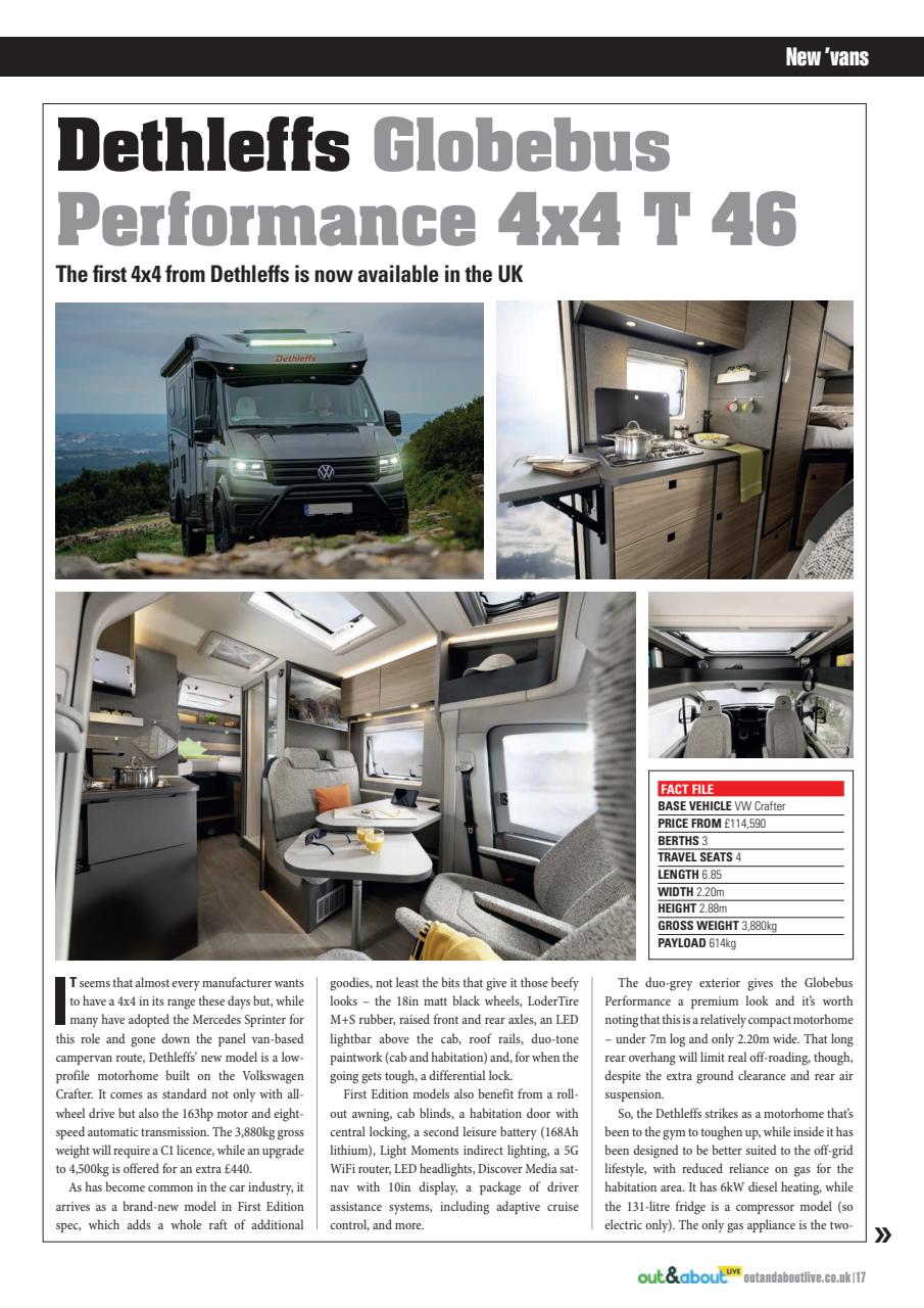 What Motorhome magazine Preview Pages