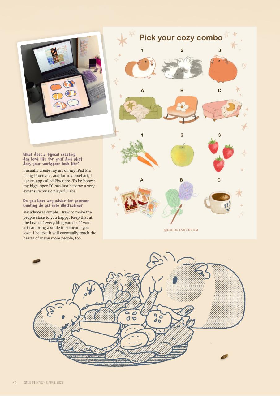 Guinea Pig Magazine Preview Pages