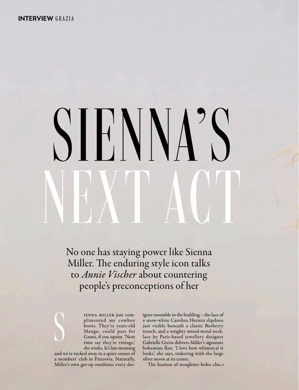 Grazia Preview Pages