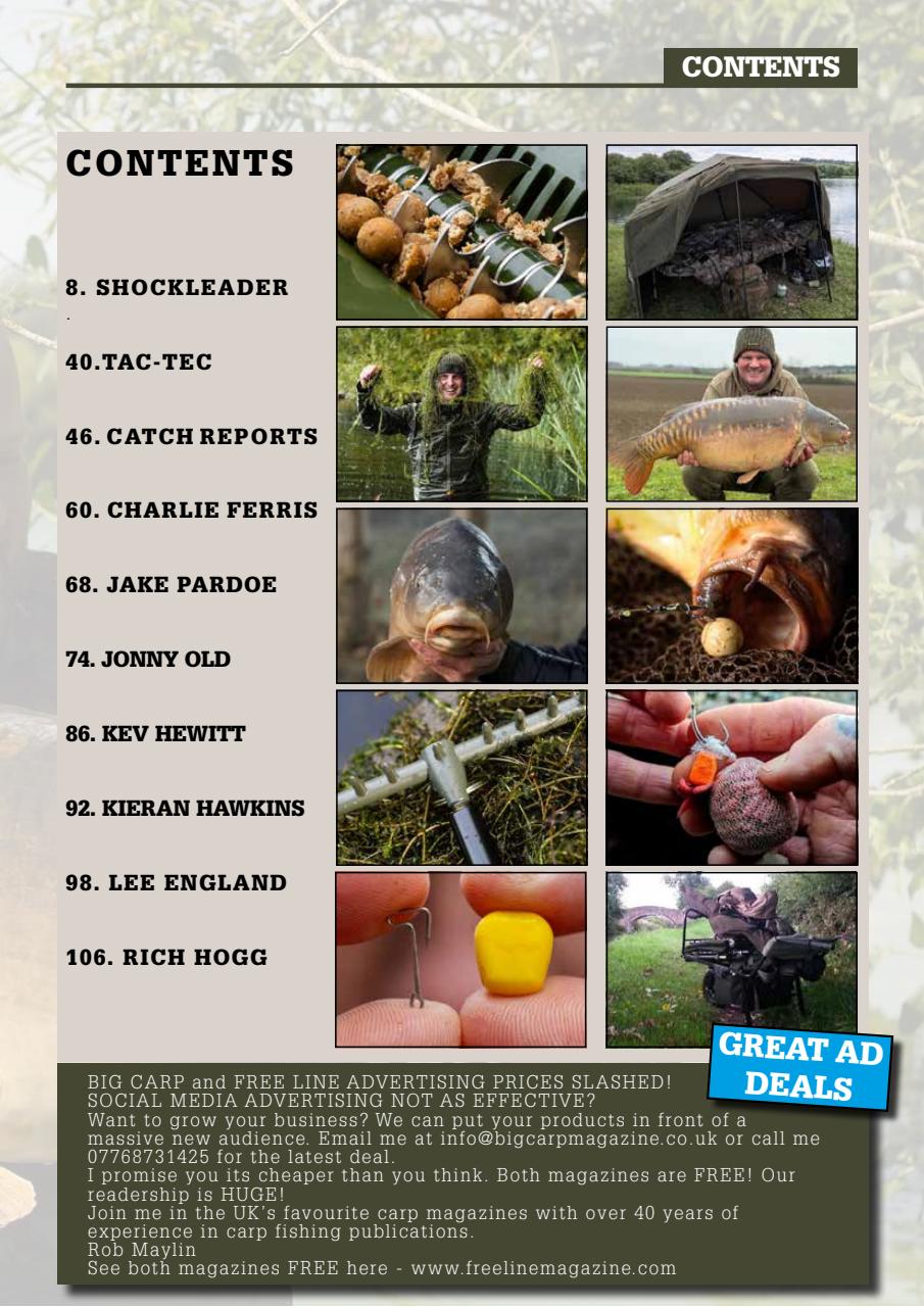 Big Carp Magazine Preview Pages