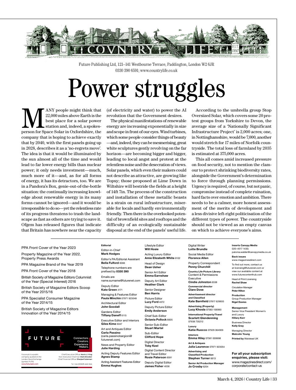 Country Life Preview Pages