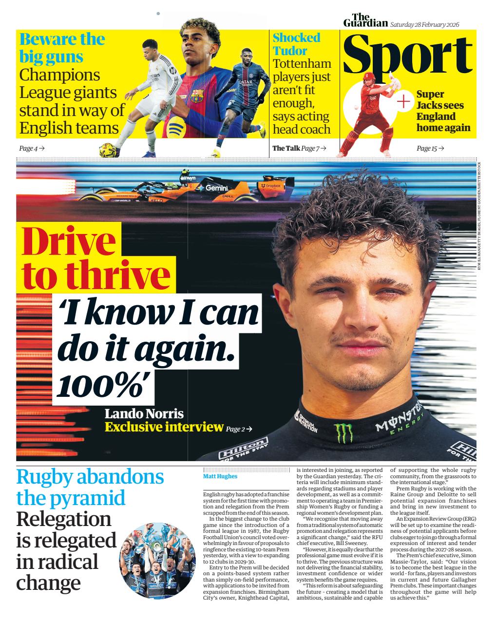 The Guardian Newspaper Preview Pages