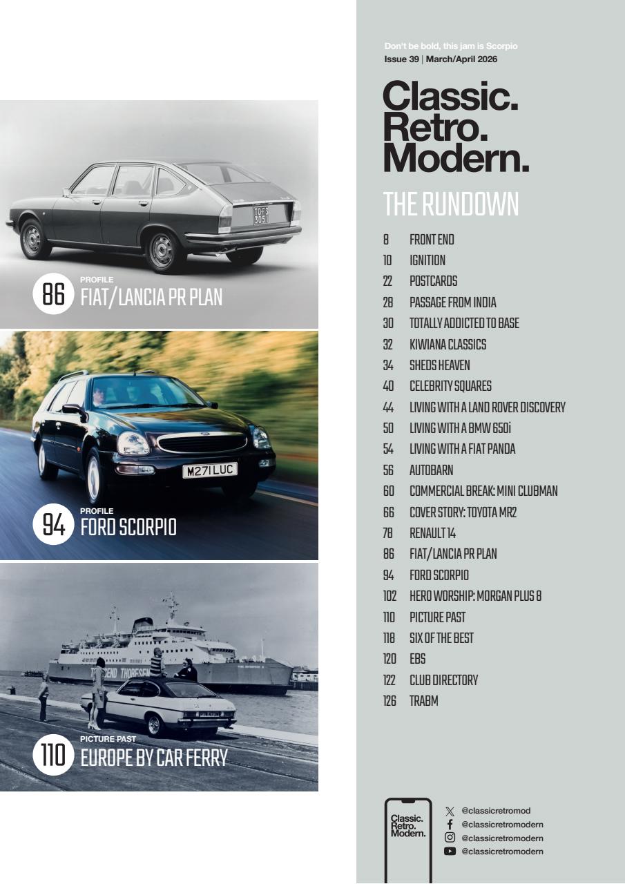 Classic Retro Modern Magazine Preview Pages