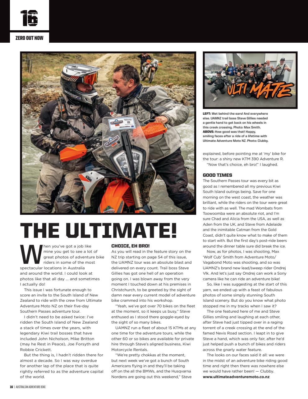 Australian Adventure Bike Preview Pages