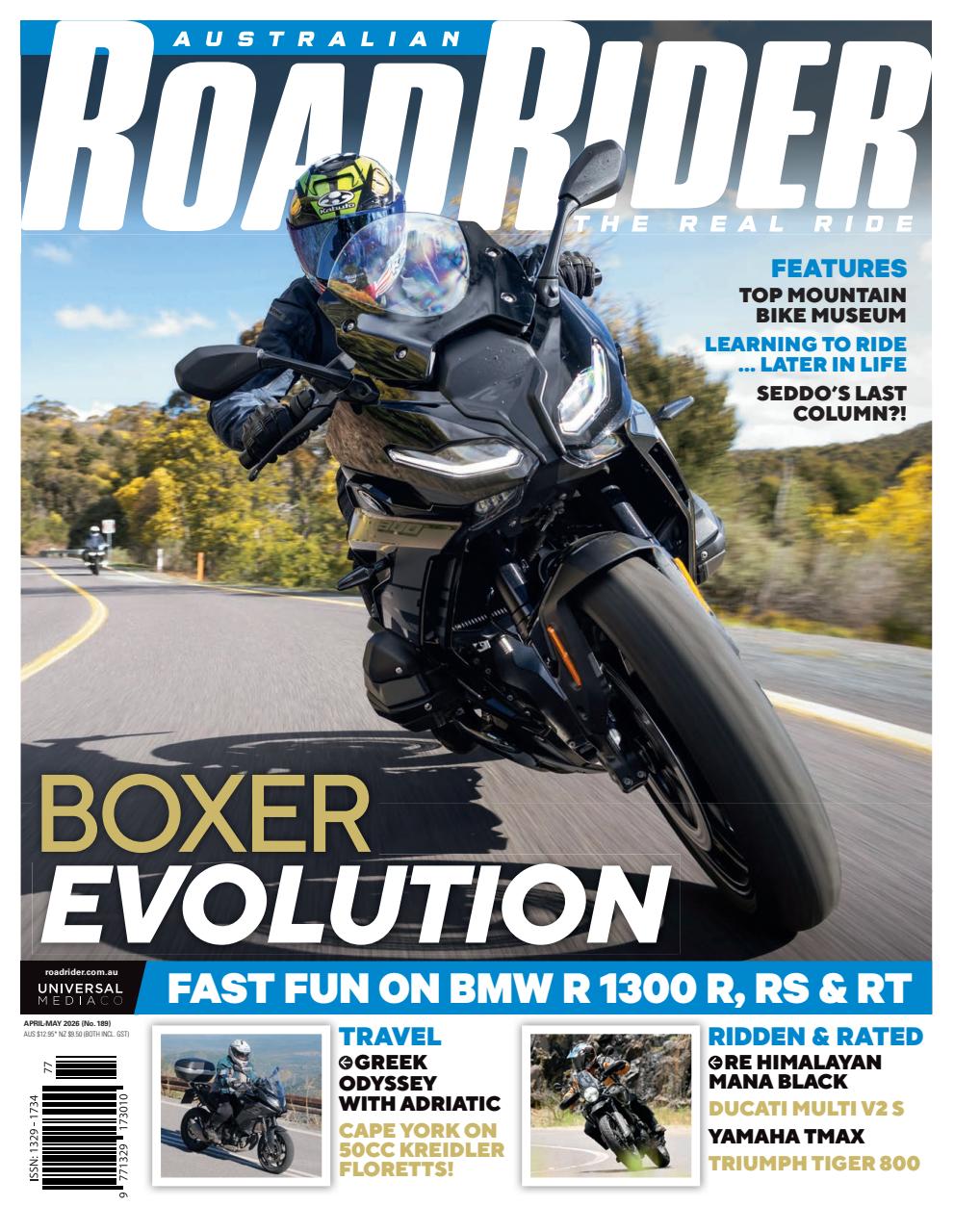 Australian Road Rider Preview Pages
