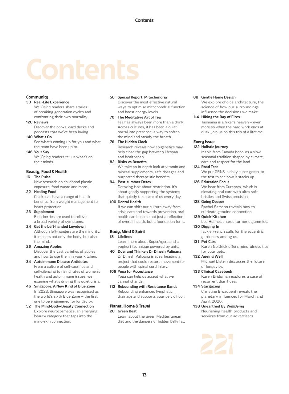 WellBeing Preview Pages