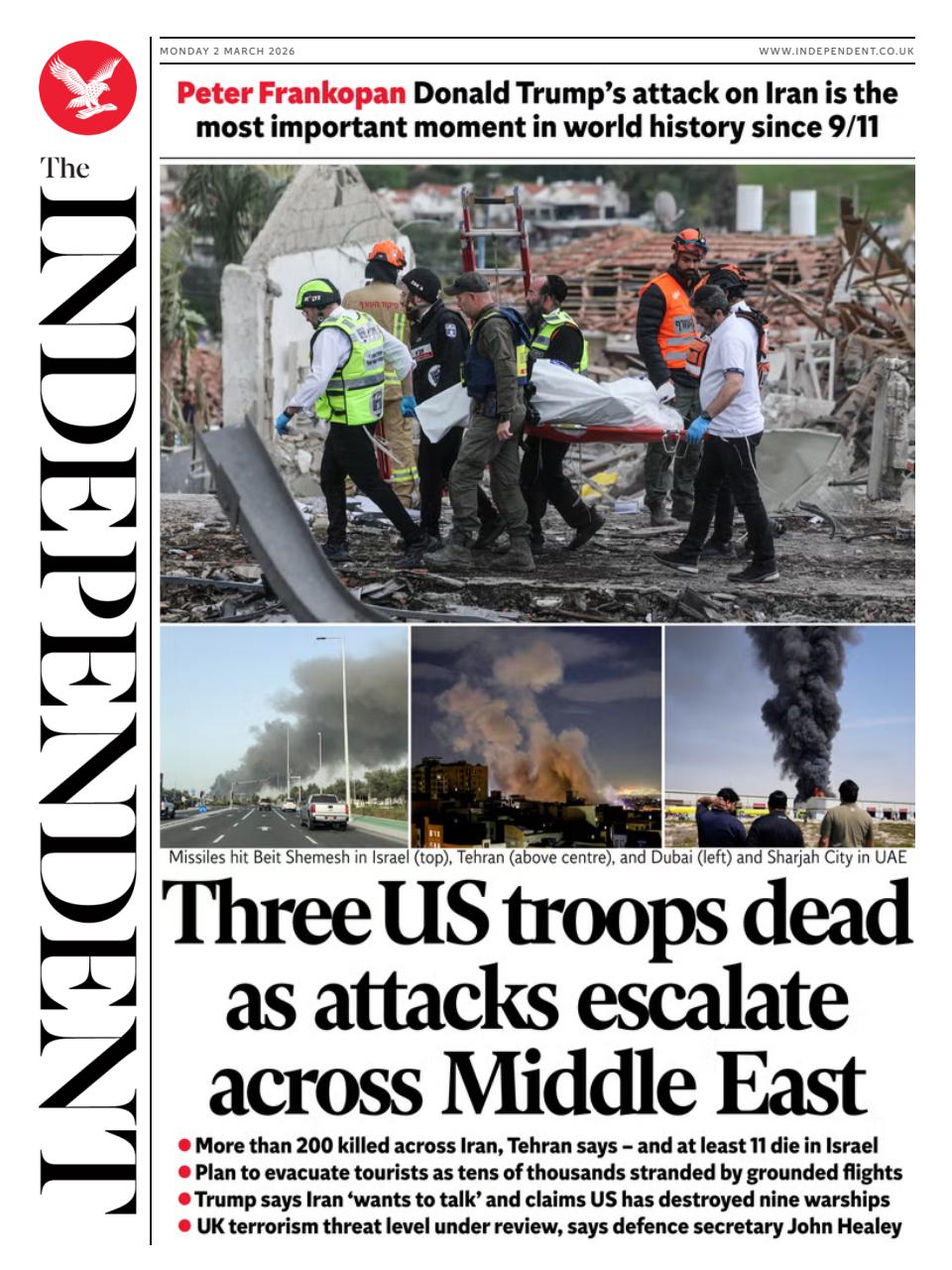 The Independent Daily Edition Newspaper - Monday, 02 March 2026 Edição ...