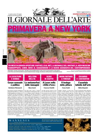 Il Giornale Dell’Arte issue marzo