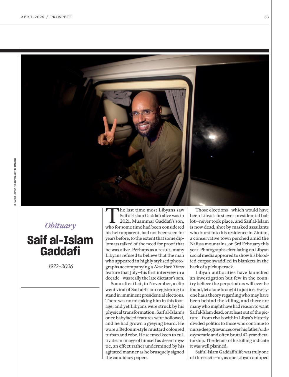 Prospect Magazine Preview Pages