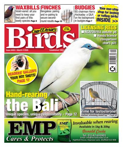 Cage & Aviary Birds issue 4th March 2026