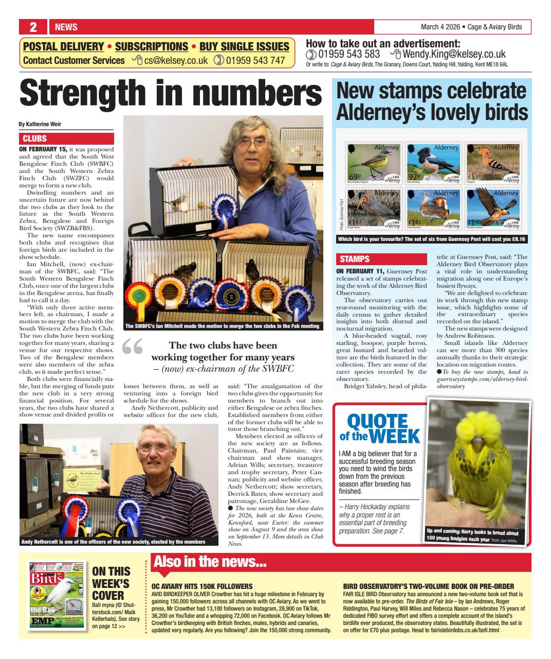 Cage & Aviary Birds Preview Pages