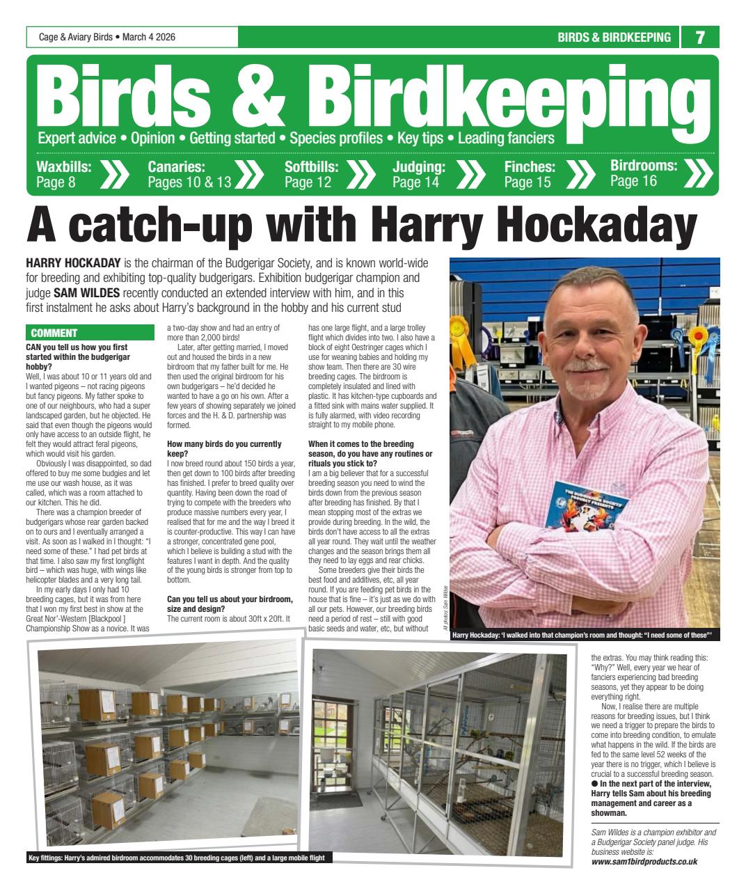 Cage & Aviary Birds Preview Pages