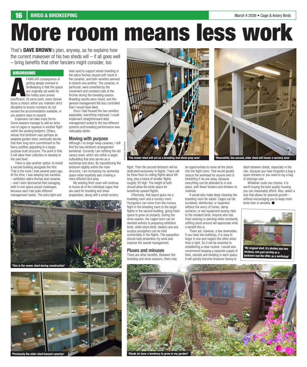 Cage & Aviary Birds Preview Pages