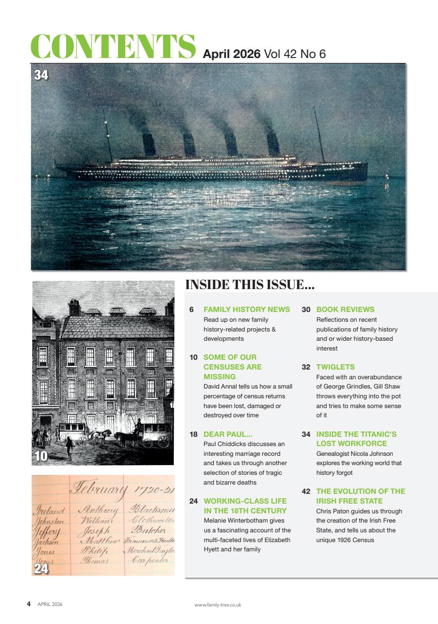 Family Tree Preview Pages