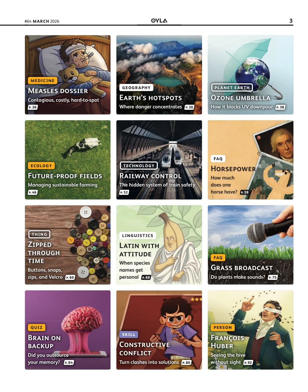 OYLA Magazine Preview Pages