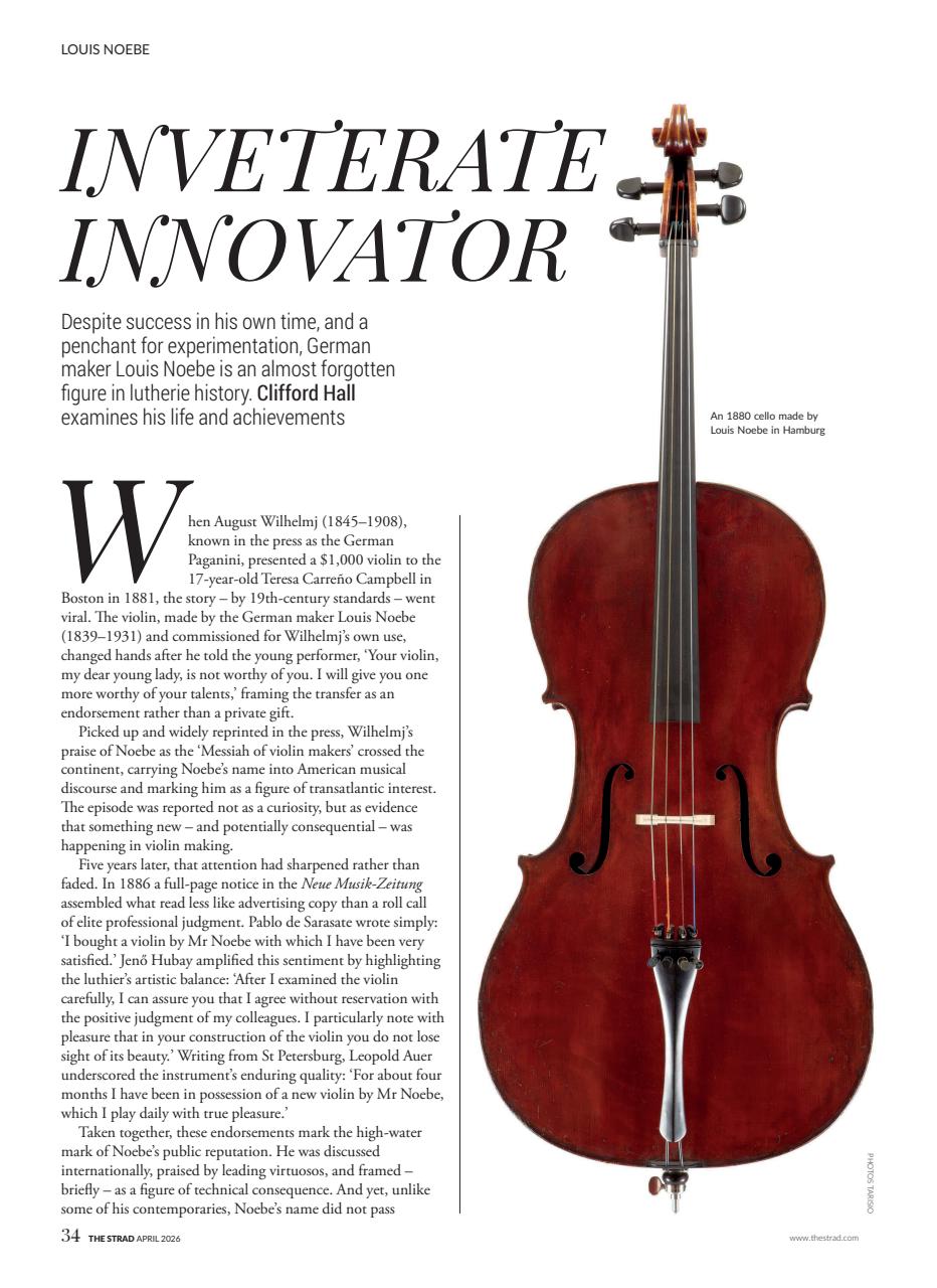 The Strad Preview Pages