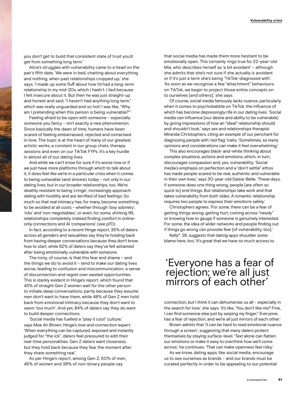 Cosmopolitan Preview Pages