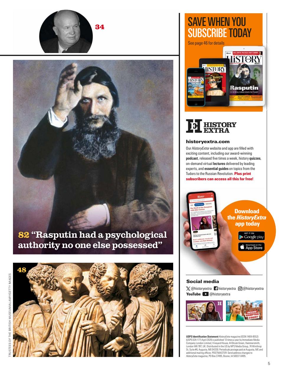 History Extra Magazine Preview Pages