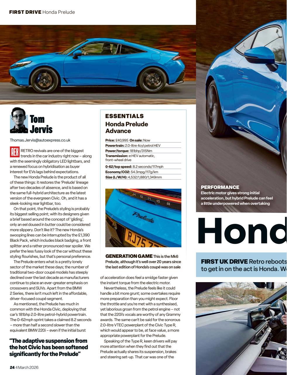 Auto Express Preview Pages
