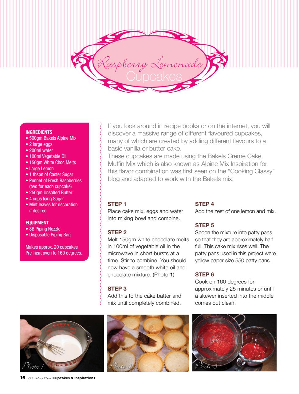 Australian Cupcakes and Inspirations Preview Pages