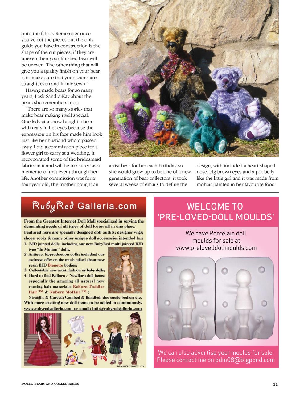 Dolls Bears & Collectables Preview Pages