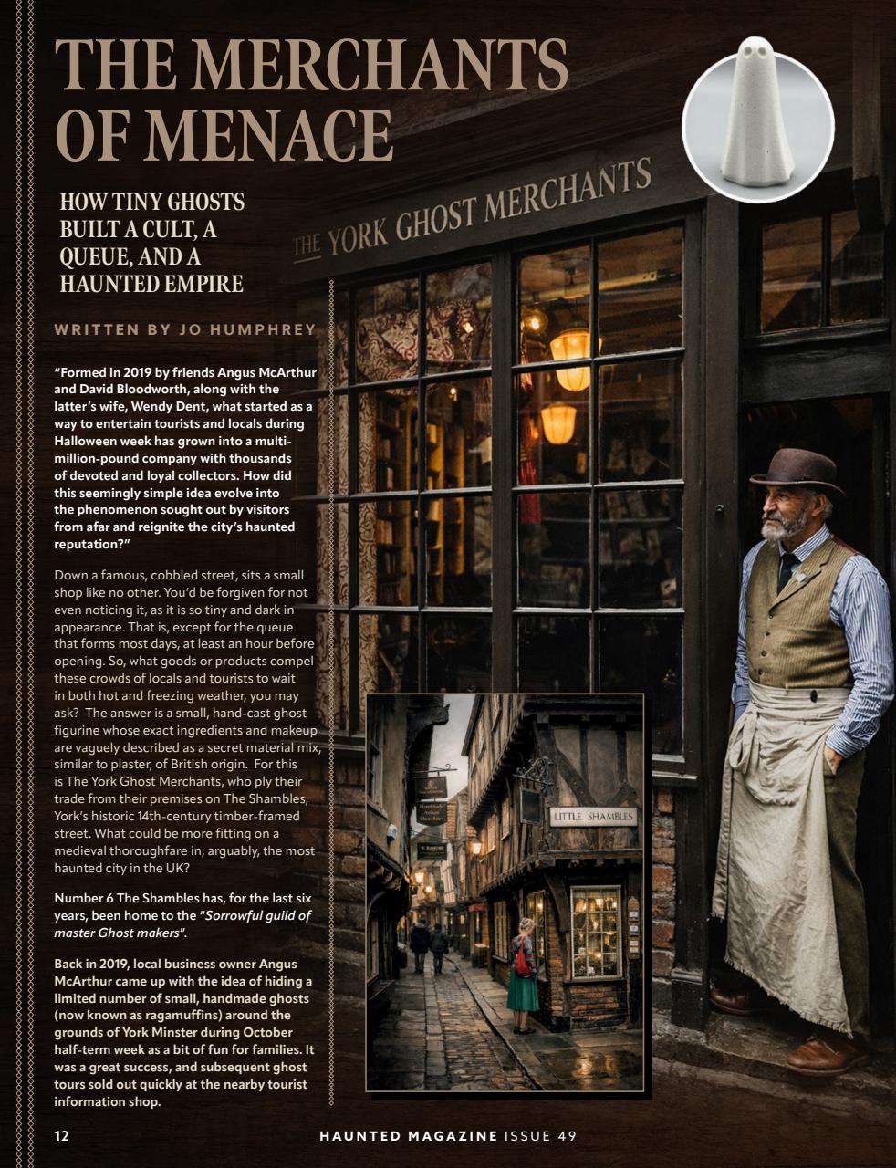 Haunted Magazine Preview Pages