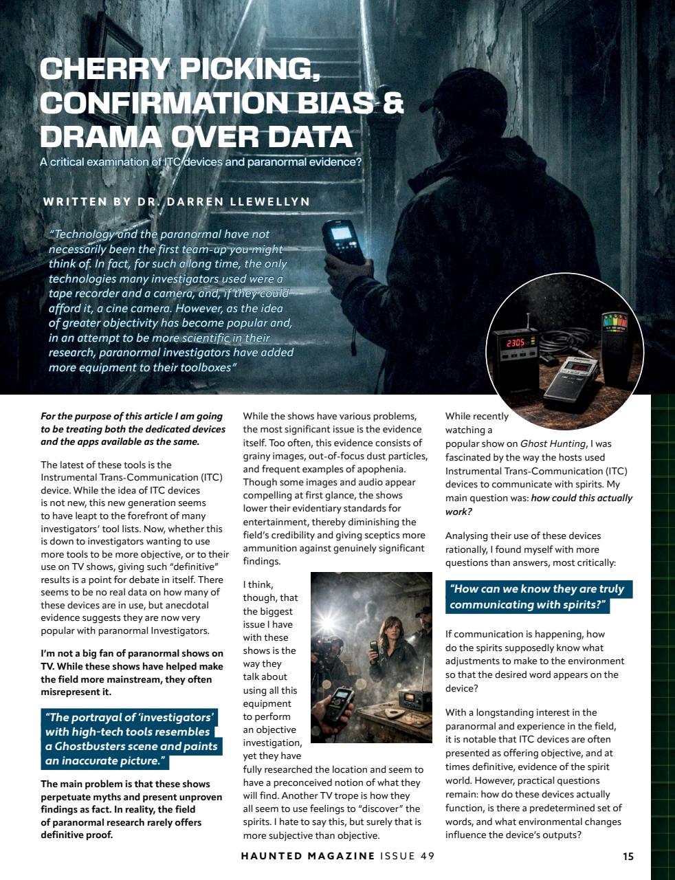 Haunted Magazine Preview Pages