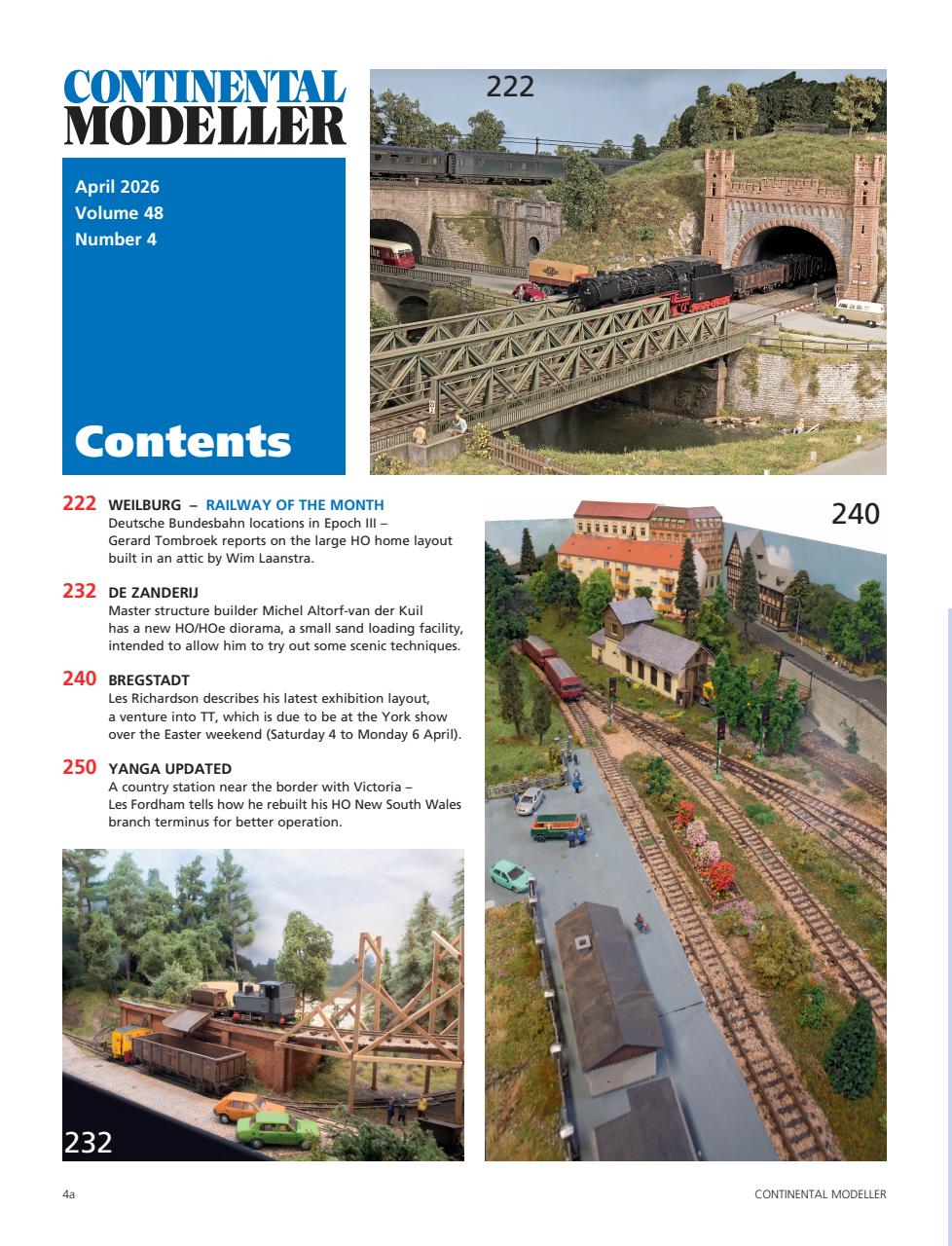 Continental Modeller Preview Pages